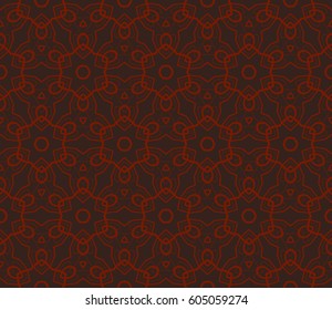 Modern stylish texture. Repeating abstract background with chaotic strokes.Vector monochrome seamless pattern