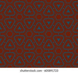 Modern stylish texture. Repeating abstract background with chaotic strokes.Vector monochrome seamless pattern