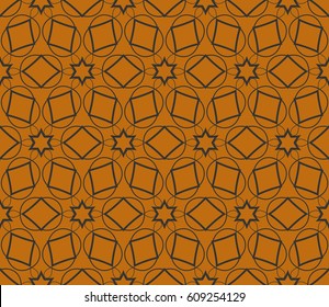 Modern stylish texture. Repeating abstract background with chaotic strokes.Vector monochrome seamless pattern