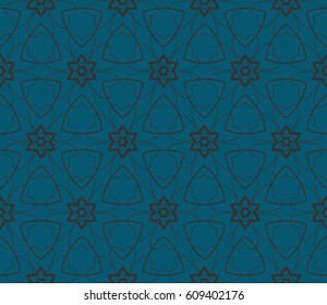 Modern stylish texture. Repeating abstract background with chaotic strokes.Vector monochrome seamless pattern
