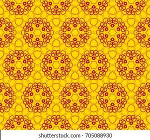 Modern stylish texture. Repeating abstract background. Trendy hipster print.Vector seamless pattern.