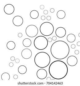 Modern stylish texture. Repeating circles background.