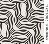 Modern stylish texture. Repeating geometric pattern tiles from striped elements