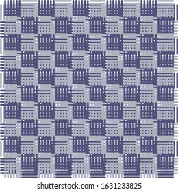 Modern stylish texture . Repeating geometric background . Design for prints, textile, decor, fabric. Raster copy monochrome seamless pattern
