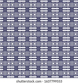 Modern stylish texture. Repeating geometric tiles with filled with dots 