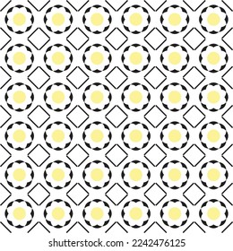Moderne, stilvolle Textur. Wiederholen geometrischer Fliesenmuster. Nahtlose Hintergrundmuster aus geometrischen Formen.Vektorgrafik auf weißem Hintergrund
