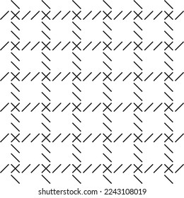 Modern stylish texture. Repeating geometric tiles pattern. Seamless background pattern from geometric shapes.Vector illustration on white background
