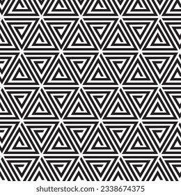 Modern stylish texture repeating geometric with spiral triangles vector background