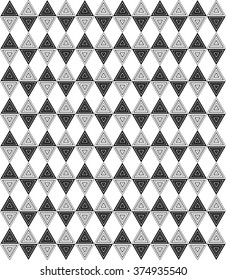 Modern stylish texture. Repeating geometric tiles from striped triangles. Vector triangle can be used for wallpaper, cover fills, web page background, surface textures. Vector geometric pattern.
