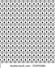 Modern stylish texture. Repeating geometric Circular tiles