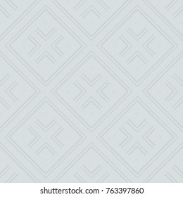 Modern stylish texture with rhombuses, squares . Seamless vector pattern. Repeating geometric tiles. 