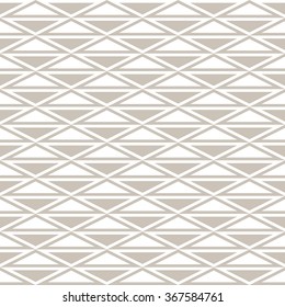 Modern stylish texture with rhombuses. Vector seamless pattern. Repeating geometric tiles. White and gray texture