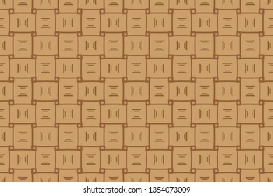 Modern stylish texture. Seamless pattern. Decoration for Wallpapers, poster, brochure cover, cards. Background screensaver. Brown color, brown pattern 