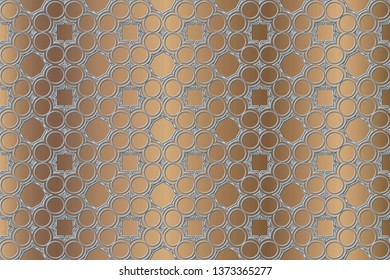 Modern stylish texture. Seamless pattern. Decoration for Wallpapers, poster, brochure cover, cards. Background screensaver. Brown color, brown pattern Luxury vector pattern