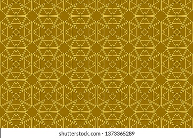 Modern stylish texture. Seamless pattern. Decoration for Wallpapers, poster, brochure cover, cards. Background screensaver. Brown color, brown pattern Luxury vector pattern