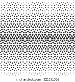 Modern stylish texture of the triangles and hexagons. Vector seamless pattern. Repeating geometric tiles. White and gray texture.
