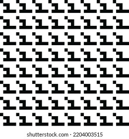Modern stylish texture Vector seamless models. Seamless vector background. Black and white texture. Graphic modern pattern.