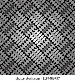 Modern stylish texture with white, gray and black tiles. Repeating geometric tile pattern. Simple graphic design. Trendy hipster geometry. Vector seamless pattern.