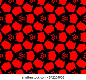 Modern stylish texture.Stylish background with fancy elements. Vector seamless pattern.