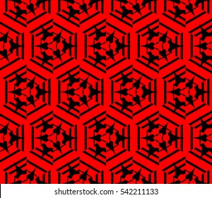Modern stylish texture.Stylish background with fancy elements. Vector seamless pattern.