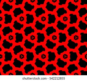 Modern stylish texture.Stylish background with fancy elements. Vector seamless pattern.