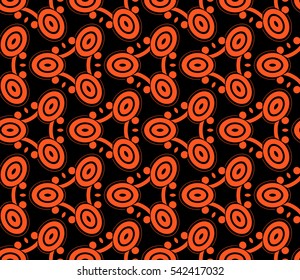 Modern stylish texture.Stylish background with fancy elements. Vector seamless pattern.