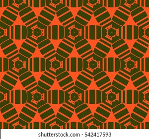 Modern stylish texture.Stylish background with fancy elements. Vector seamless pattern.