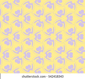 Modern stylish texture.Stylish background with fancy elements. Vector seamless pattern.