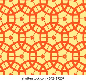 Modern stylish texture.Stylish background with fancy elements. Vector seamless pattern.