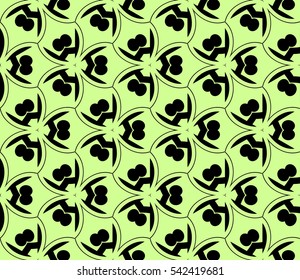 Modern stylish texture.Stylish background with fancy elements. Vector seamless pattern.