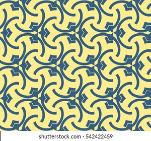 Modern stylish texture.Stylish background with fancy elements. Vector seamless pattern.