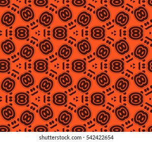 Modern stylish texture.Stylish background with fancy elements. Vector seamless pattern.