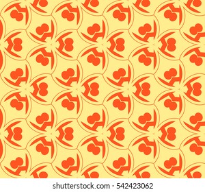 Modern stylish texture.Stylish background with fancy elements. Vector seamless pattern.