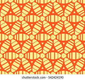 Modern stylish texture.Stylish background with fancy elements. Vector seamless pattern.