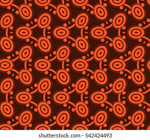 Modern stylish texture.Stylish background with fancy elements. Vector seamless pattern.