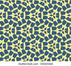 Modern stylish texture.Stylish background with fancy elements. Vector seamless pattern.