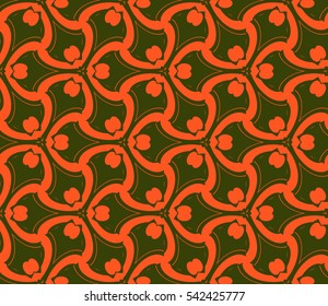 Modern stylish texture.Stylish background with fancy elements. Vector seamless pattern.
