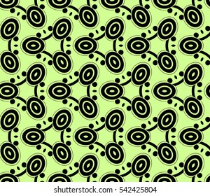 Modern stylish texture.Stylish background with fancy elements. Vector seamless pattern.