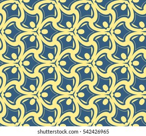 Modern stylish texture.Stylish background with fancy elements. Vector seamless pattern.