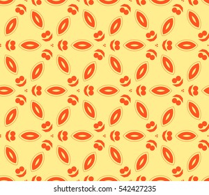 Modern stylish texture.Stylish background with fancy elements. Vector seamless pattern.