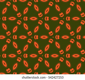 Modern stylish texture.Stylish background with fancy elements. Vector seamless pattern.