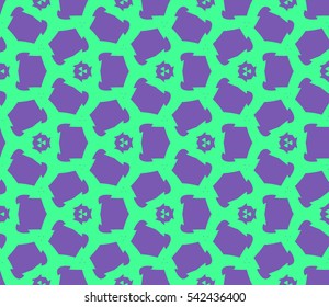 Modern stylish texture.Stylish background with fancy elements. Vector seamless pattern.