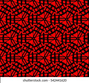 Modern stylish texture.Stylish background with fancy elements. Vector seamless pattern.