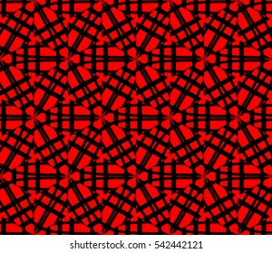 Modern stylish texture.Stylish background with fancy elements. Vector seamless pattern.