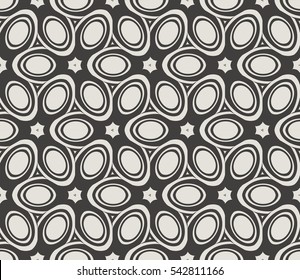 Modern stylish texture.Stylish background with fancy elements. Vector seamless pattern.
