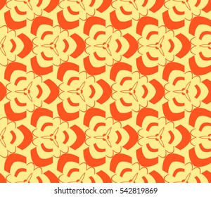 Modern stylish texture.Stylish background with fancy elements. Vector seamless pattern.