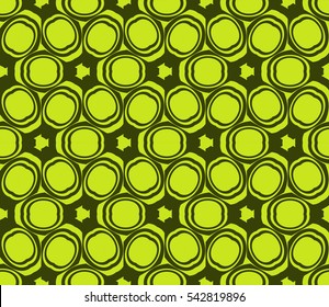 Modern stylish texture.Stylish background with fancy elements. Vector seamless pattern.