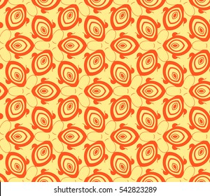 Modern stylish texture.Stylish background with fancy elements. Vector seamless pattern.