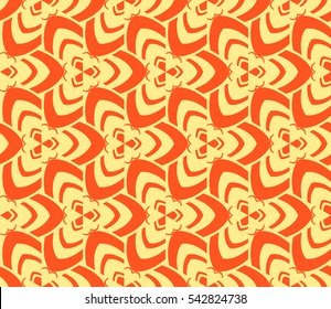 Modern stylish texture.Stylish background with fancy elements. Vector seamless pattern.