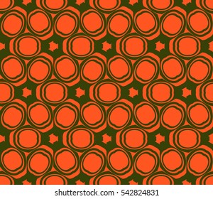 Modern stylish texture.Stylish background with fancy elements. Vector seamless pattern.